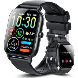 New Smart Watch, 1.85" Fitness Watch with Heart Rate Monitor, Waterproof